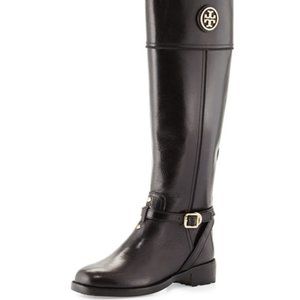 Tory Burch Teresa Black Authentic Riding Boots 5